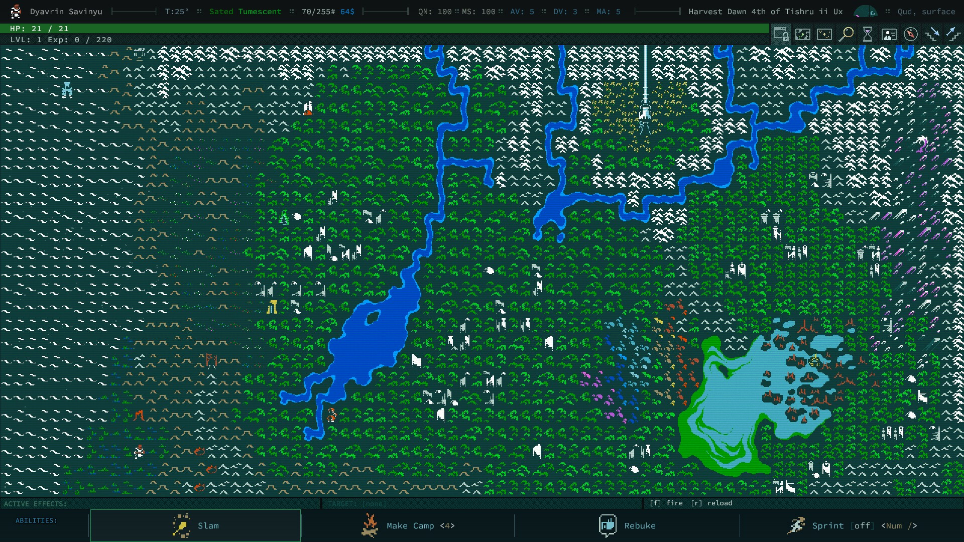 Captura 1 de 8 de Caves of Qud
