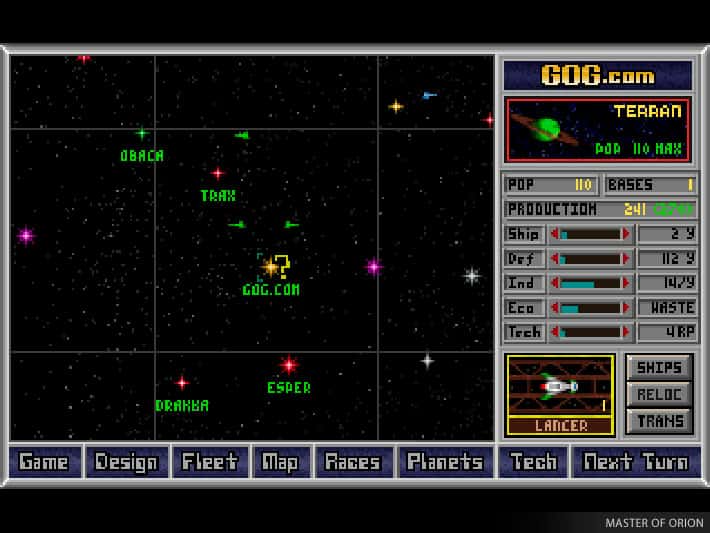 #4. Master of Orion 1+2 (GOG) โดย: Wargaming Labs
