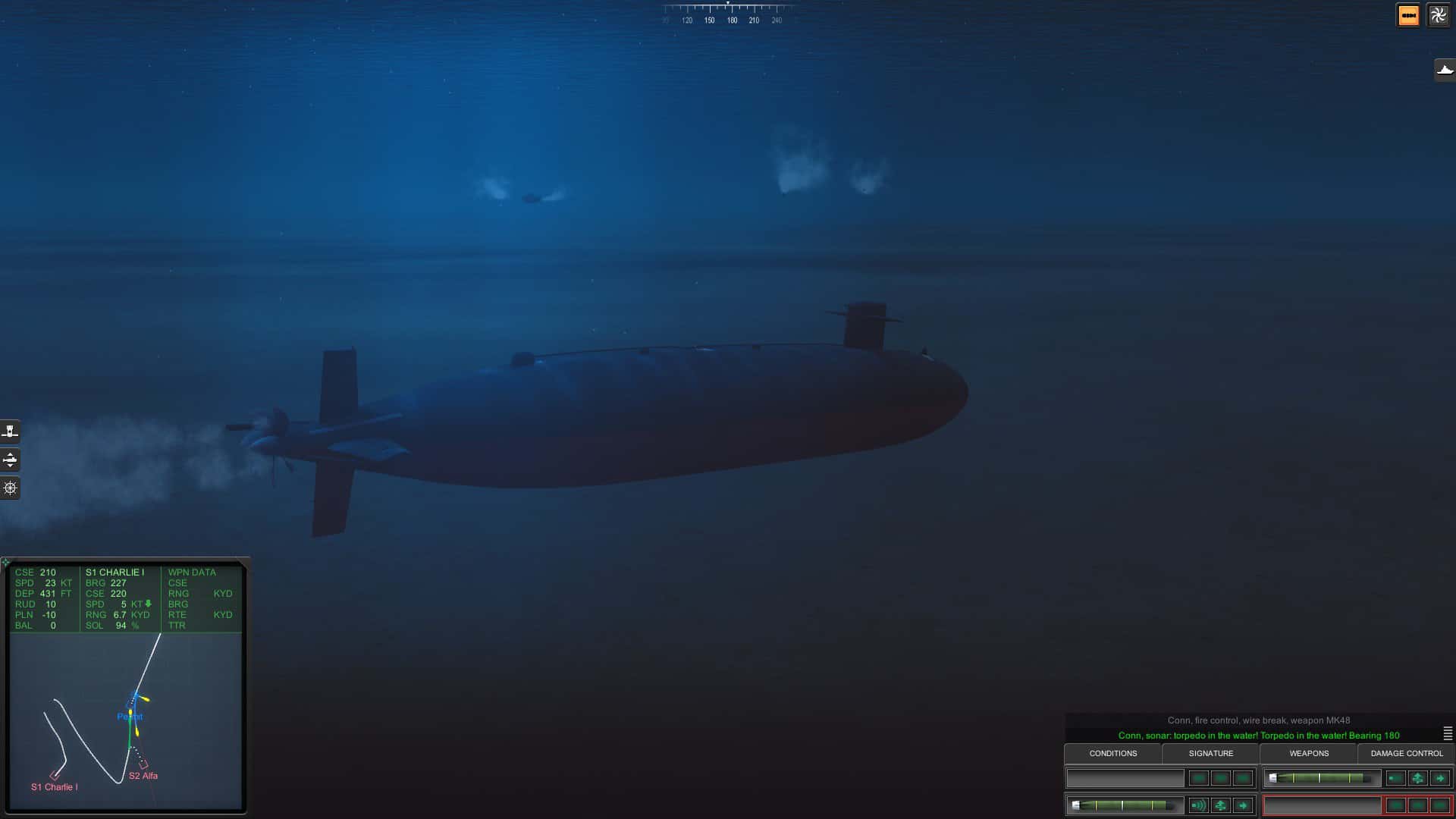 #3. Cold Waters (GOG) Bởi: Killerfish Games