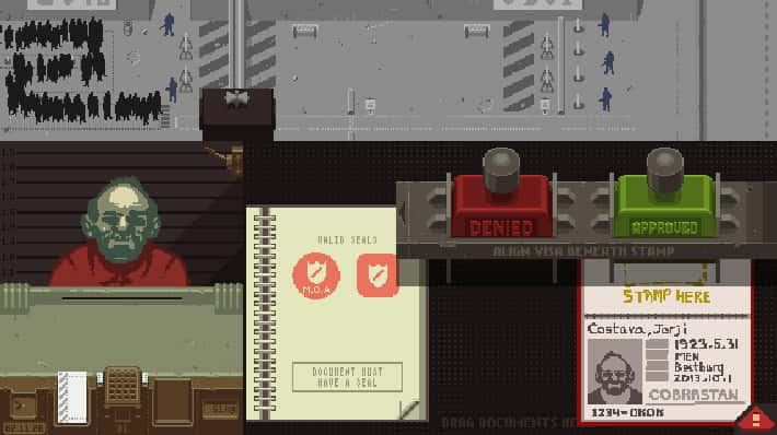 #1. Papers, Please (GOG) От: 3909 LLC