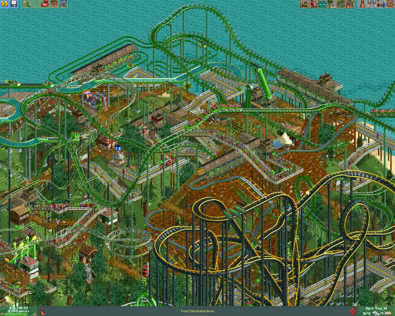 #5. RollerCoaster Tycoon Bundle (GOG) От: Atari