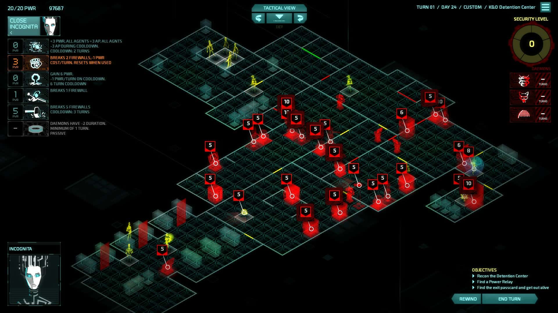 #7. Invisible Inc: Contingency Plan (GOG) بواسطة: Klei Entertainment