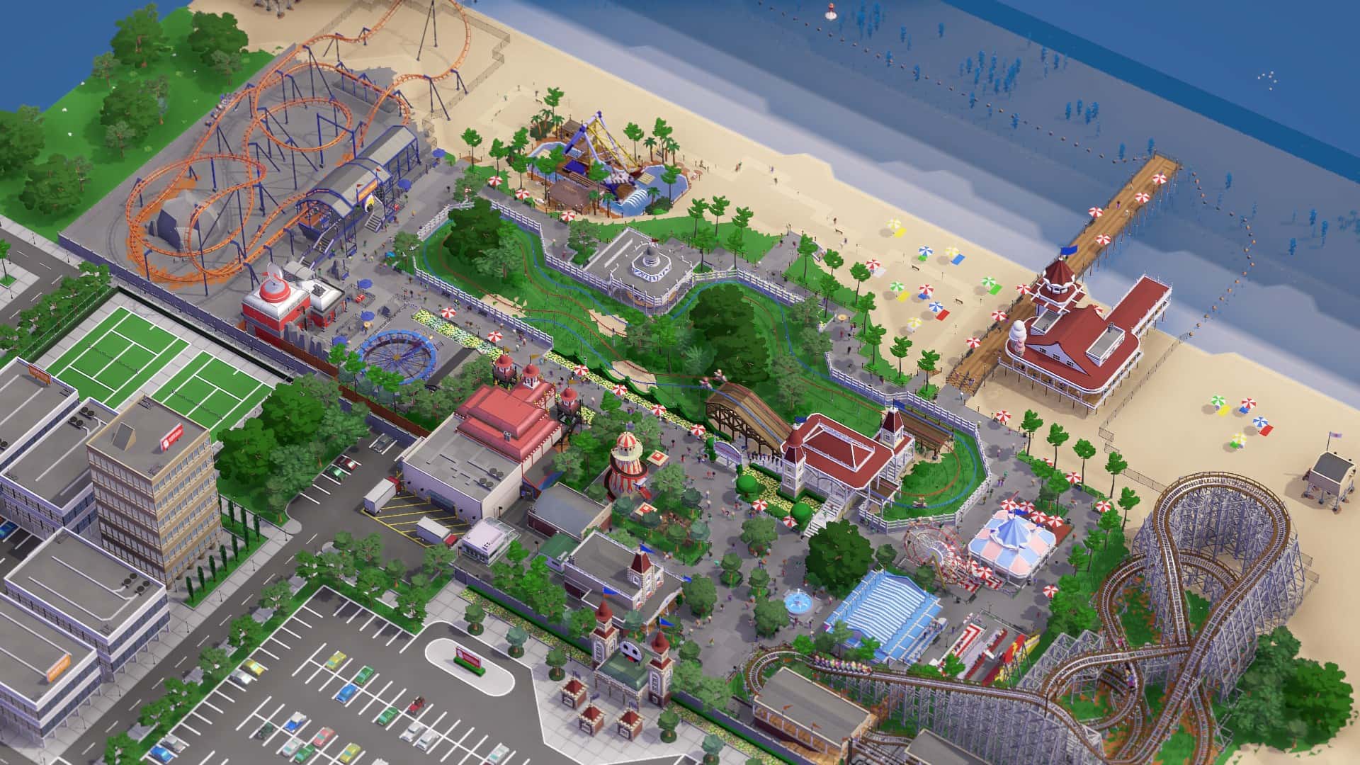 #3. Parkitect Deluxe (GOG) Bởi: Texel Raptor