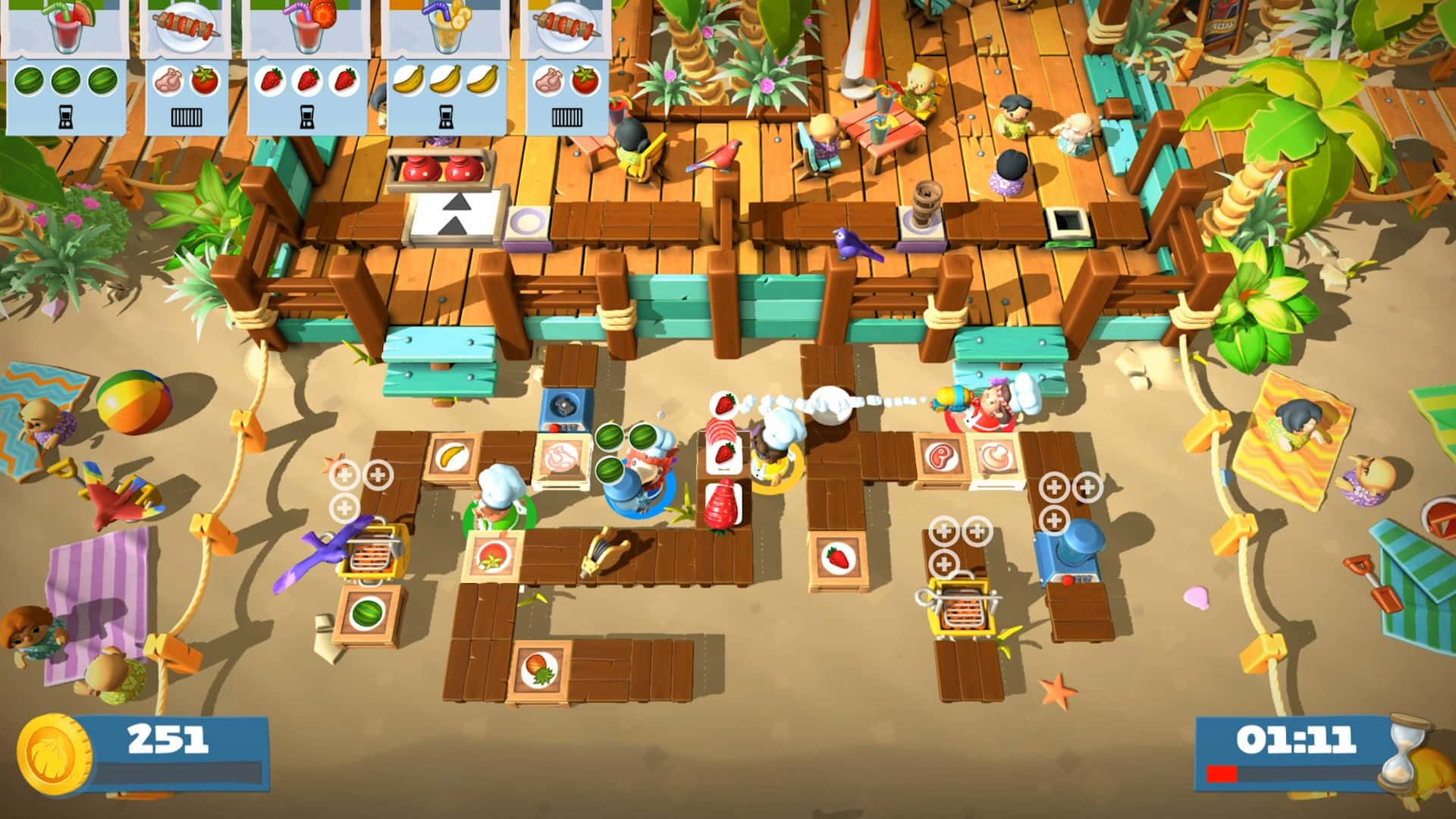 #3. Overcooked! 2 - Surf 'n' Turf (GOG) 由: Team17 Digital LTD.