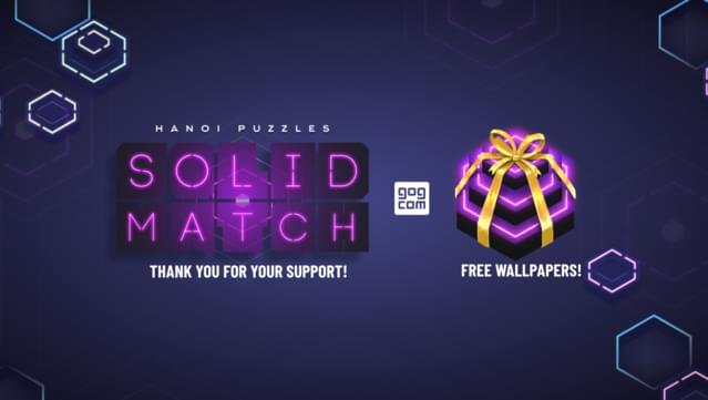 Hanoi Puzzles: Solid Match - Wallpapers