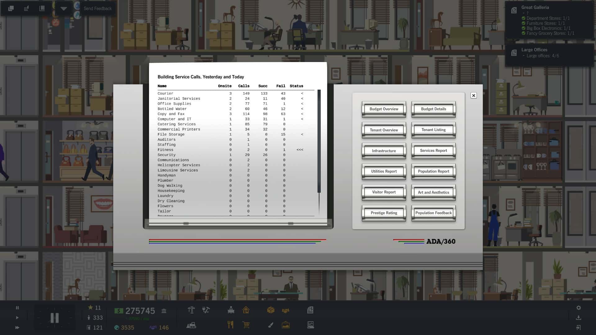 #4. Project Highrise (GOG) Podle: Kasedo Games
