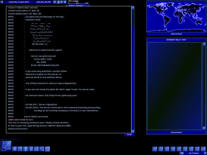 #2. Uplink: Hacker Elite (GOG) Bởi: Introversion Software