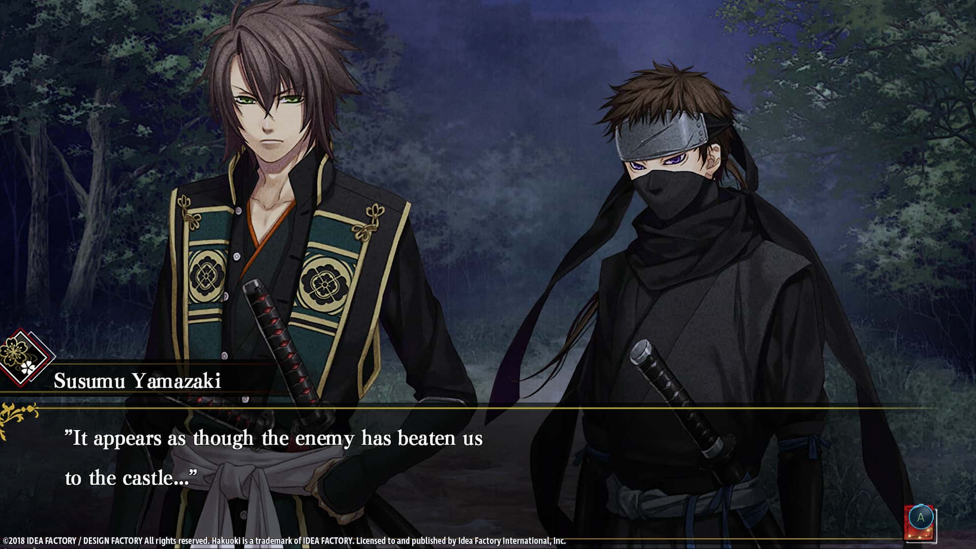 #1. Hakuoki: Edo Blossoms (GOG) By: Idea Factory International