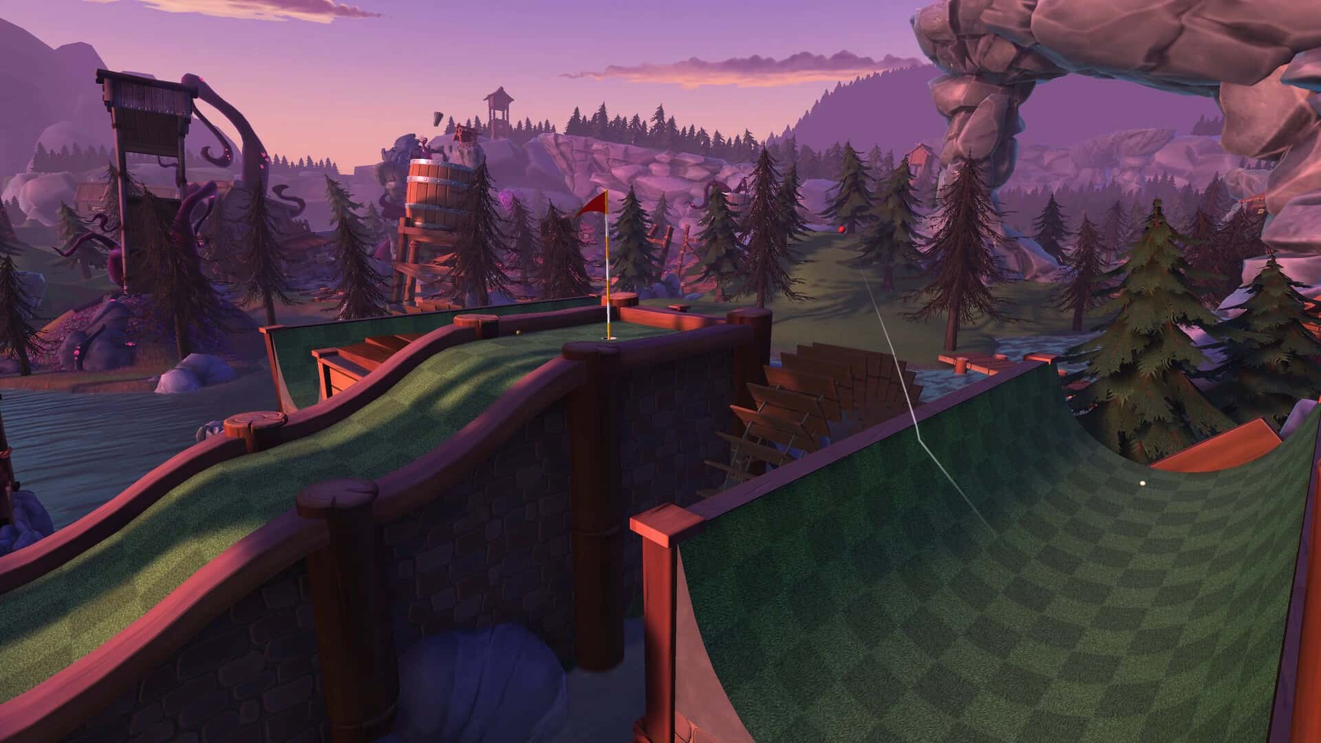 #5. Golf With Your Friends - Corrupted Forest Course (GOG) Bởi: Team17