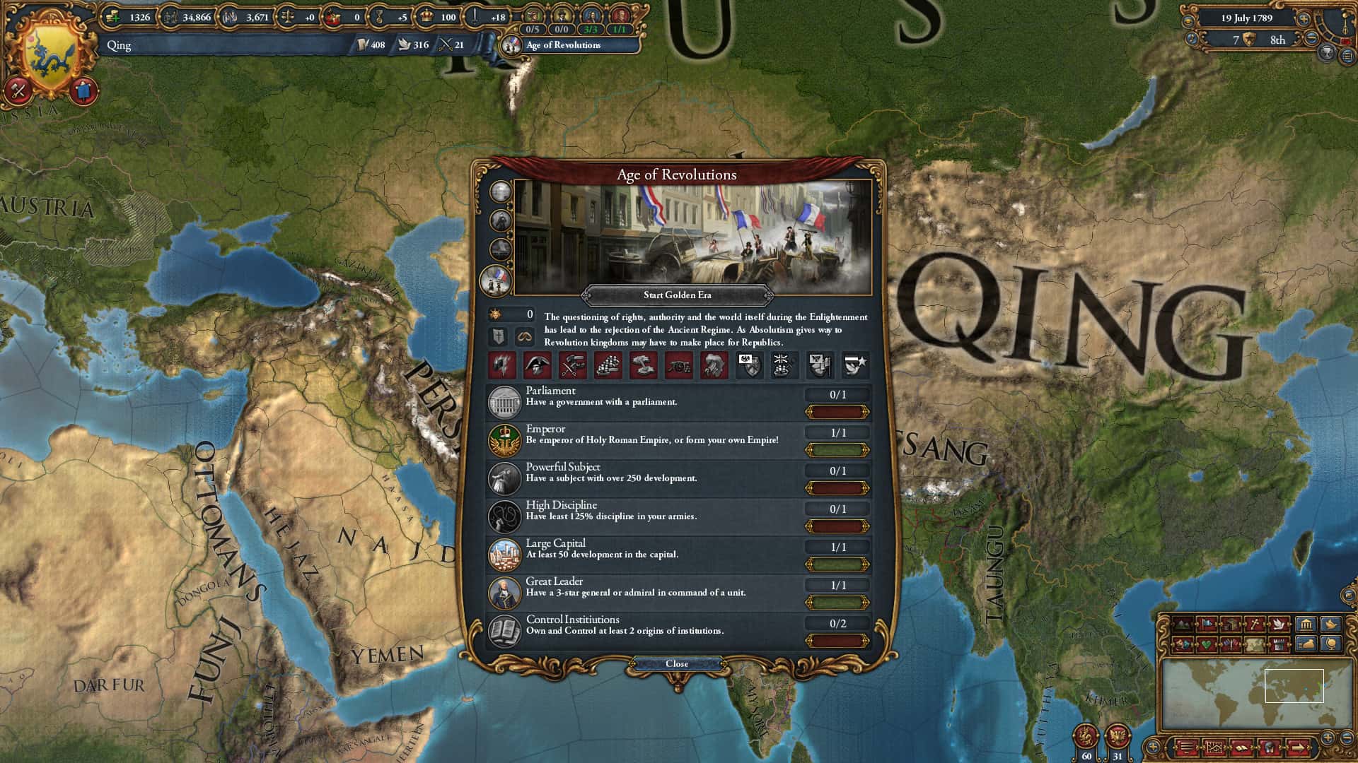 #6. Expansion - Europa Universalis IV: Mandate of Heaven (GOG) 由: Paradox Interactive