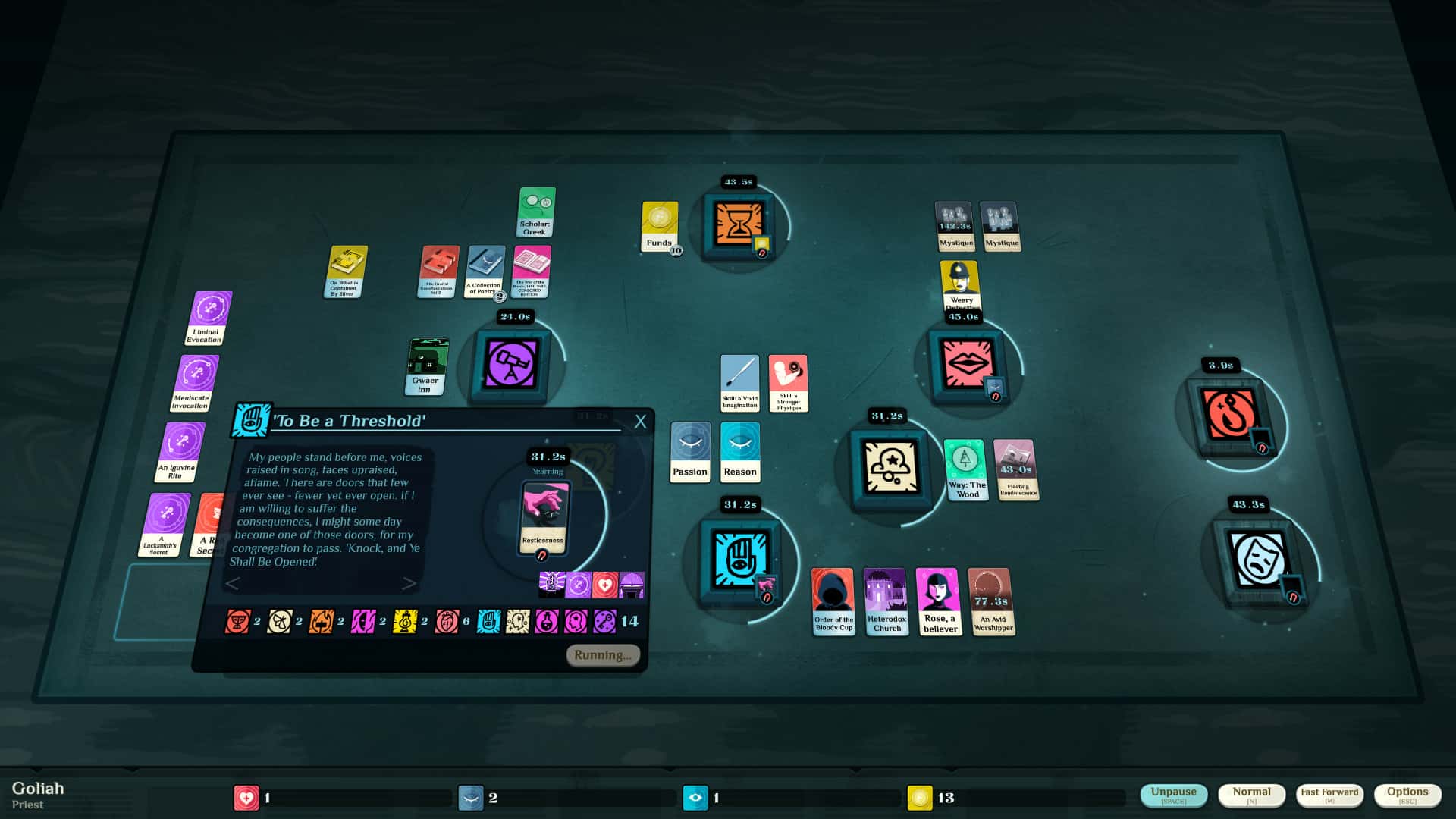 #4. Cultist Simulator: The Priest (GOG) 由: Weather Factory