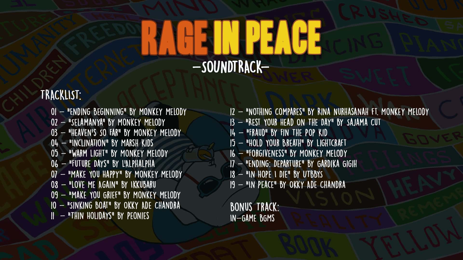 #1. Rage in Peace - Soundtrack (GOG) 由: Toge Productions, Neon Doctrine