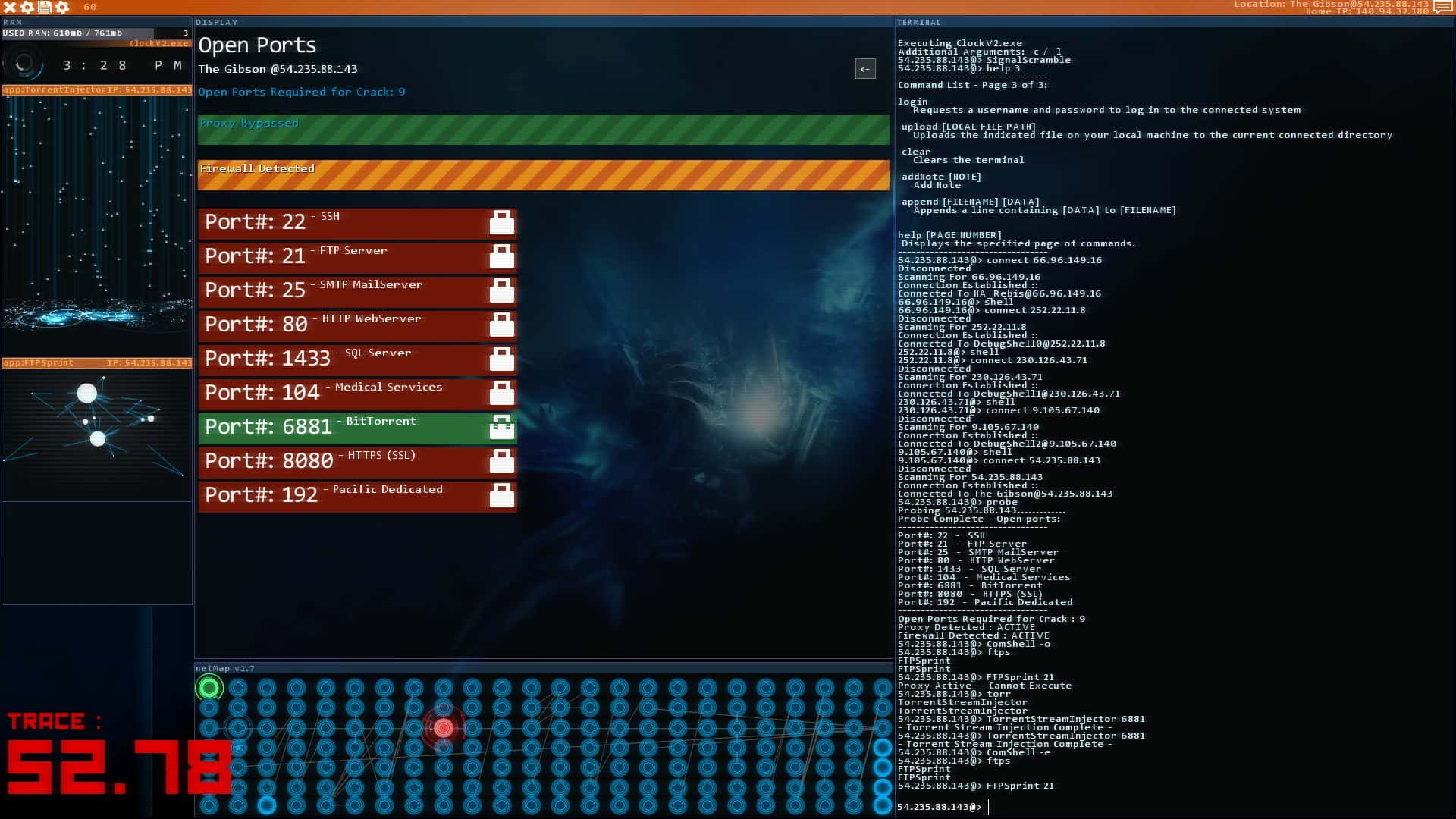 #3. Hacknet - Labyrinths (GOG) От: Fellow Traveller