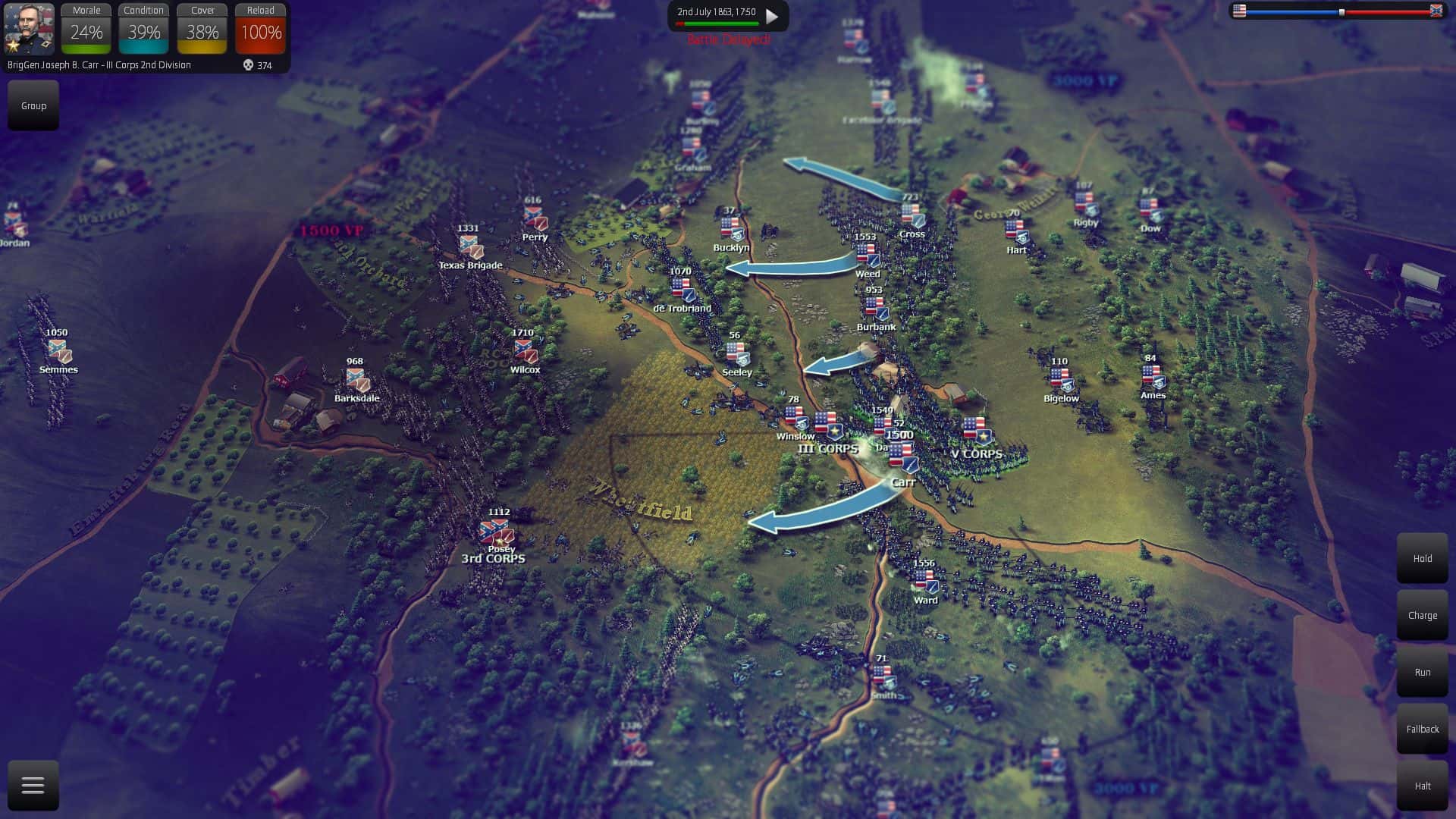 #7. Ultimate General: Gettysburg (GOG) 由: Game-Labs
